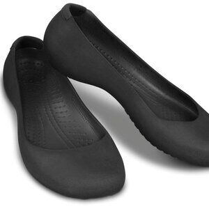 COPY - Crocs Marnie Ballet Flat - Women's Size 9 - Faux Suede Black